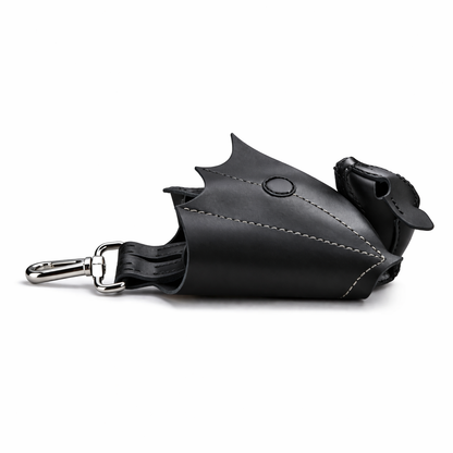 BatHex- Black Leather Bat Wallet