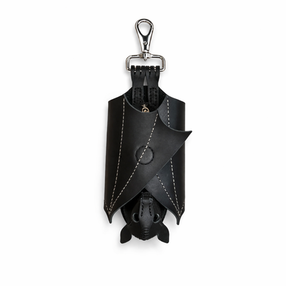 BatHex- Black Leather Bat Wallet